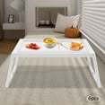 thumbnail image 5 of Tray Folding Table, 6pcs Lap Desks, Foldable Laptop Desk White, 5 of 20