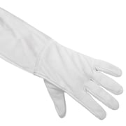 Honey Keeper Beekeeping Gloves, Medium - Goatskin Leather with Canvas Sleeve and Elastic Cuff