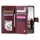 thumbnail image 2 of Style 012 for Motorola Edge 60 5G 60 Fusion 5G Case Zipper Pocket Glitter Leather Phone Cover - Blac, 2 of 5