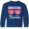 thumbnail image 3 of Inktastic Siesta Key Florida Beach Trip Long Sleeve Youth T-Shirt, 3 of 5