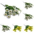 thumbnail image 2 of Clearance Under $10 Artificial flowers, Artificial Daisies Silk Cemetery Flower Faux Plastic Memorial Bouquet For Hanging Window Box Table Centerpieces Decor, 2 of 7