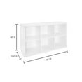 thumbnail image 2 of ClosetMaid 1109 6-Cube Storage Organizer, White, 2 of 5