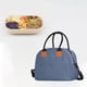 thumbnail image 4 of Bolsa de almuerzo térmica aislada Sunnimix Resistente al agua Correa de hombro ajustable Azul oscuro, 4 of 6