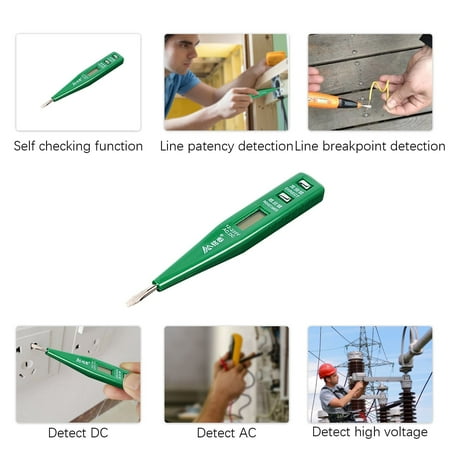 

Digital Display Induction Test Pencil 12-220V Test Pencil Electrician Test Pencil Home Tools Kit