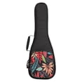 thumbnail image 2 of Ukelele Carrying Case Nylon for 4 String guitar Soprano Concert Tenor Thick Padded 26inch Black, 2 of 9