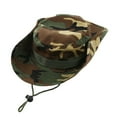 thumbnail image 4 of UPOUART Unisex Outdoor Boonie Hat Wide Brim Camouflage with Drawstring and Ventilation for Hiking Fishing, 4 of 5
