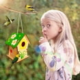 GOXIXI Clearance Bird Feeders DIY Bird House Pendant Kits for Children