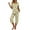 09-Olive Green Grid, variant on MINTREUS Womens Pajamas Short Sleeve Sleepwear Tops and Capri Pants Pjs Print Pajama Sets