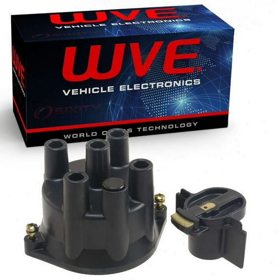 Wells WVE Distributor Cap & Rotor Kit compatible with Nissan 240SX D21 Pickup 2.4L L4 1989-1996