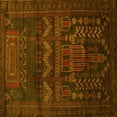 thumbnail image 1 of Ahgly Company Indoor Square Persian Yellow Traditional Area Rugs, 7' Square, 1 of 1