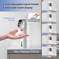 thumbnail image 2 of Dispensador de Jabon Espuma Automatico con Pantalla LED, Dispensador de Jabon Baño Pared con Sensor Infrarrojo y 5 Niveles de Espuma, USB-C, 320ml para Baño, Cocina o Regalos Elegantes, 2 of 6