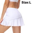 thumbnail image 2 of Faldas de tenis deportivas para mujer, faldas pantalón ligeras para golf, correr, hacer ejercicio con pantalones cortos deportivos, falda corta para mujer, falda deportiva para fitness y, 2 of 5