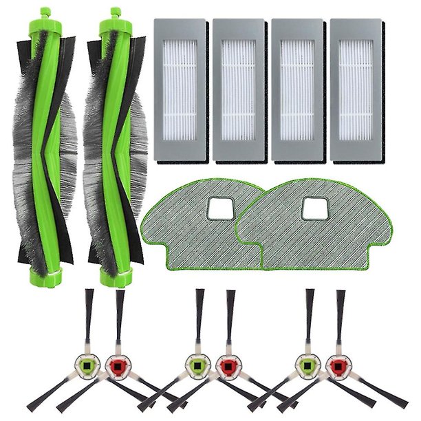 Filtro de paños de fregona Compatible con piezas de cepillo lateral de cepillo de rodillo principal Irobot
