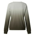 thumbnail image 5 of ZQGJB Long Sleeve Ombre Shirts for Women Casual Ribbed Crew Neck Pullover Tops Tie Dye Print Trendy Sweatshirts Spring Clothes 2023(Gray#03,S), 5 of 5