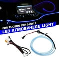 thumbnail image 2 of Car Interior LED Dashboard Frame Light Instrument Panel Trim Atmosphere Light for 2015 2016 2017 2018, 2 of 7