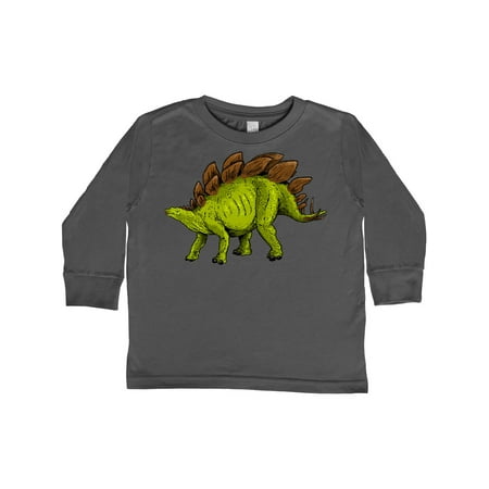 

Inktastic Smiling Stegosaurus Gift Toddler Boy or Toddler Girl Long Sleeve T-Shirt