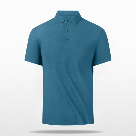 CaiJunJia George Polo Shirt,Men's Short Sleeve 100% Cotton Pique Color Block Polo Shirt