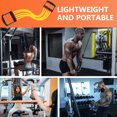 thumbnail image 2 of OULII Stretch Band Fitness Resistance Strap Handle Rope TPE Yellow Ergonomic Handle 1Pack, 2 of 6