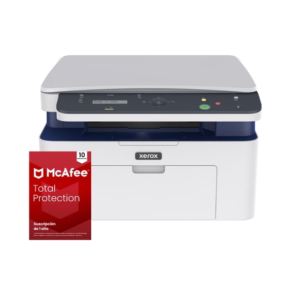 KIT MULTIFUNCIONAL XEROX B105 LÁSER MONOCROMATICO WIFI + ANTIVIRUS