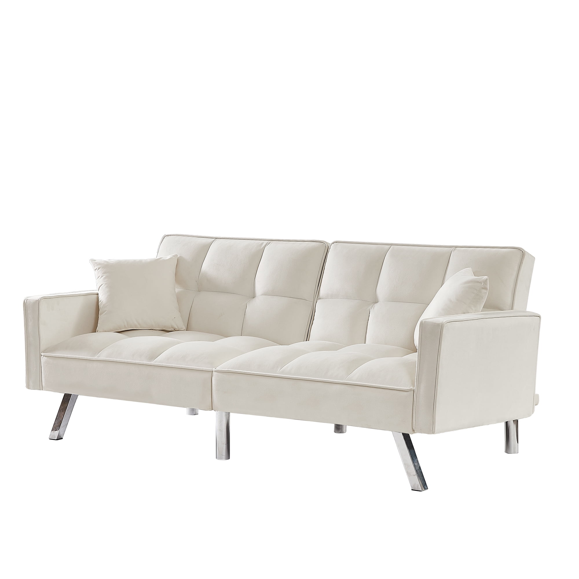 Buy Square Arm Sofa Bed, Modern Sleeper Couches and Sofas with 2 ...