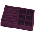 thumbnail image 5 of Velvet Stackable Jelry Tray, Ear Drar Insert Display Show Case, - Ears Tray, as described, 5 of 5