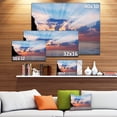 thumbnail image 3 of Beautiful Raising Sun and Mountains - Large Landscape Canvas Art, 3 of 4