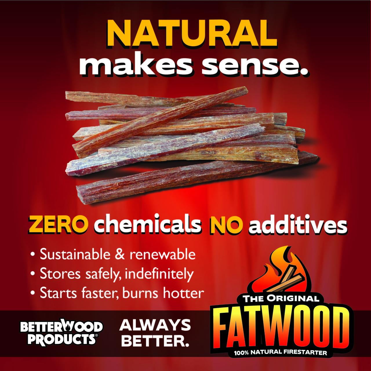 Uniflame 10 Pounds Fatwood In Color Carton