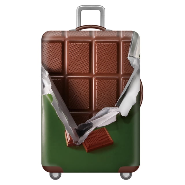 ZheElen Durable Luggage Cover With Fine Stitching For Wide Application Stable Fixation Elastic Luggage Cover chocolate S