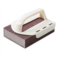 thumbnail image 2 of Esponja de diamante con mango reemplazable para limpiar ollas | Estropajo abrasivo que elimina la grasa quemada y el óxido | Herramienta ergonómica de limpieza de cocina para ollas, 2 of 9