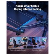 Racing Wheel Stand, Adjustable Foldable Simulator Cockpit for Logitech G29 G27 G920 G923, Thrustmaster T300 T248, Compatible with Pedals - Gaming Accessories