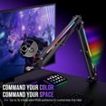 thumbnail image 5 of FIFINE RGB Heavy-Duty Boom Arm Stand for 3.3lb Microphone, 30 inch Adjustable Suspension Mic Arm with 3/8" to 5/8" Adapter, 2in Clamp Mount for Gaming/Streaming, 5 of 9