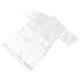 thumbnail image 3 of Bata de baño de satén para mujer, cuello en V, cintura con lazo, color liso, elegante, holgada, pijama, ropa de dormir, color blanco, L, 3 of 15