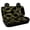 Military Camouflage Pattern, variant on Uourmeti Dog Paw Bone Print Durable Rear Bench Seat Covers for Car Interior SUV Accessories, Stretch Car Seat Covers Dirt and Scratch Proof Car Back Seat Covers