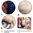 thumbnail image 3 of Designart Lion Portrait With Flowers II Canvas Wall Art, 3 of 5