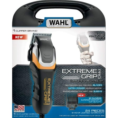 Wahl Extreme Grip Pro 24 Pieces Haircutting Kit 79465-300
