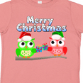 thumbnail image 4 of Inktastic Merry Christmas Owls Boys or Girls Toddler T-Shirt, 4 of 5
