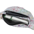thumbnail image 5 of Unique Bargains 1 Pc Stylish Sports Waist Bag Triangle Fanny Pack for Sports Silver Tone, 5 of 6
