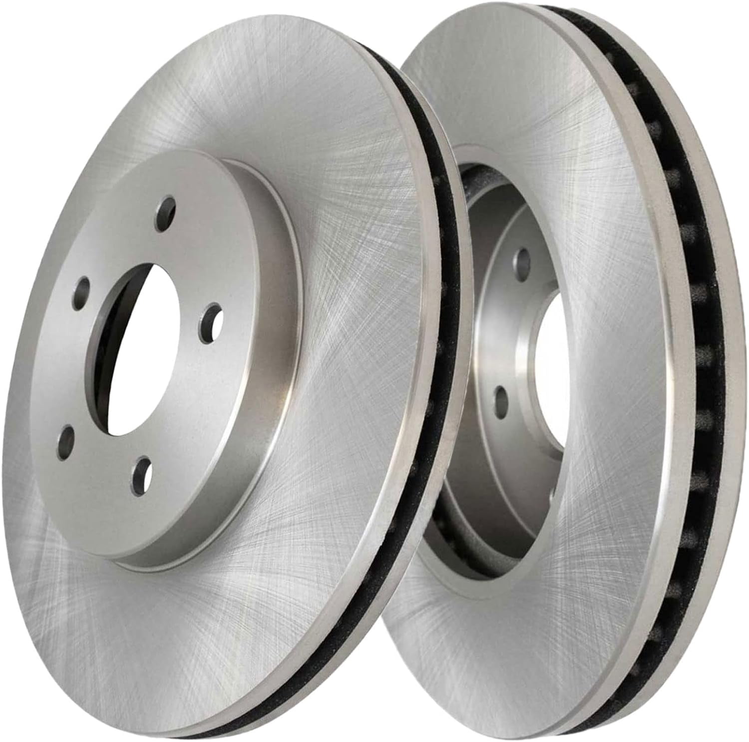 Dura International BR5458 Front Vented Disc Brake Rotor - OEM Replacement, No Machining Needed