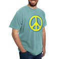 thumbnail image 4 of CafePress - Ukraine Flag Ukrainian Pride Peace Symbol T Shirt - Mens Comfort Colors Shirt, 4 of 5