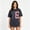 Navy XL, variant on Fourth Of July,4th of July Tops,76 Women's Graphic Cotton Tee with Short Sleeves, Americana Flag Element 76 Digital Printed Crew Neck T-Shirt, Patriotic Casual Tops(Navy L)