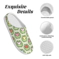 thumbnail image 5 of KLL Cute Chubby Frog Pattern Adult Unisex Cozy Slippers,Fuzzy Slip-on Slippers TPR Sole Slippers Comfort Plush Home Footwear for Indoor & Outdoor-35/36, 5 of 7