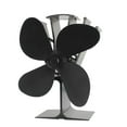 thumbnail image 2 of FlyFlise 4-Blade Heat Powered Stoves Fan Fireplace Log Wood Burning, 2 of 5
