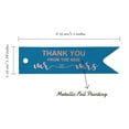 thumbnail image 5 of Inkdotpot Thank You From The New Wedding Bottle Tag Real Rose Gold Foil Favor Hang Tags Pack Of 100, 5 of 6