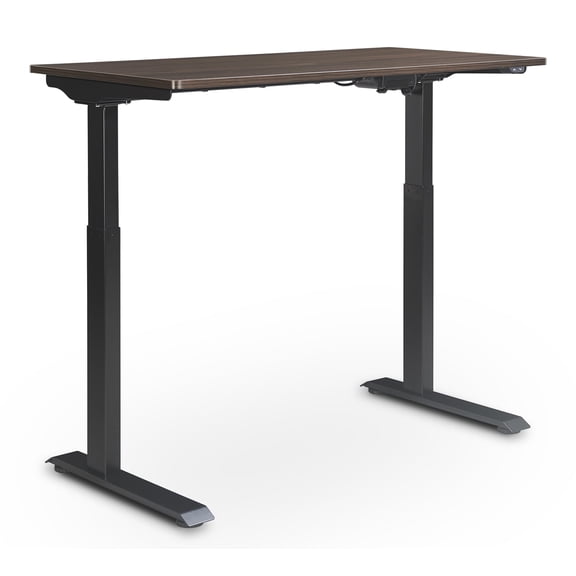 Serta Creativity Electric Height Adjustable Standing Desk Brown