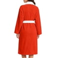 thumbnail image 5 of Ynynloco Robes for Women - Plush Fleece Kimono Bathrobe with Sash & Pockets, Full-Length Soft Warm Spa Robe College Dorm Gift, 5 of 7