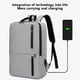thumbnail image 5 of Organizadores y almacenamiento de armario, mochila de viaje para portátil, mochila empresarial delgada para portátiles con puerto de carga USB, bolsa de agua, regalo para hombres y mujeres, compatible, 5 of 9