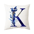 thumbnail image 1 of VogueV Spring Alphabet Pillow Cover - Seasonal A-Z Decorative Case K, 1 of 4