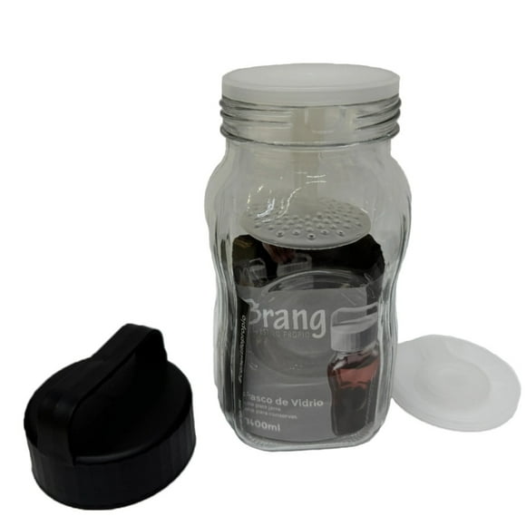 Frasco de vidrio 2 en 1 BRANG jarra y recipiente para conservas 1400 ml