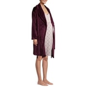 Maternity Secret Women's Treasures Plush Robe Set - Available in Plus Sizes