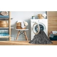 thumbnail image 2 of Ahgly Company Machine Washable Indoor Round Transitional Charcoal Black Area Rugs, 3' Round, 2 of 7